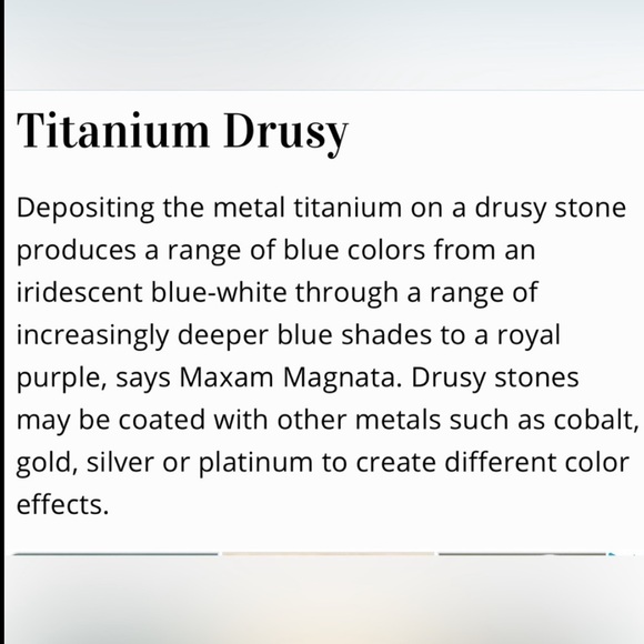 Titanium Druzy 925 Large Gemstone Necklace - Picture 7 of 8